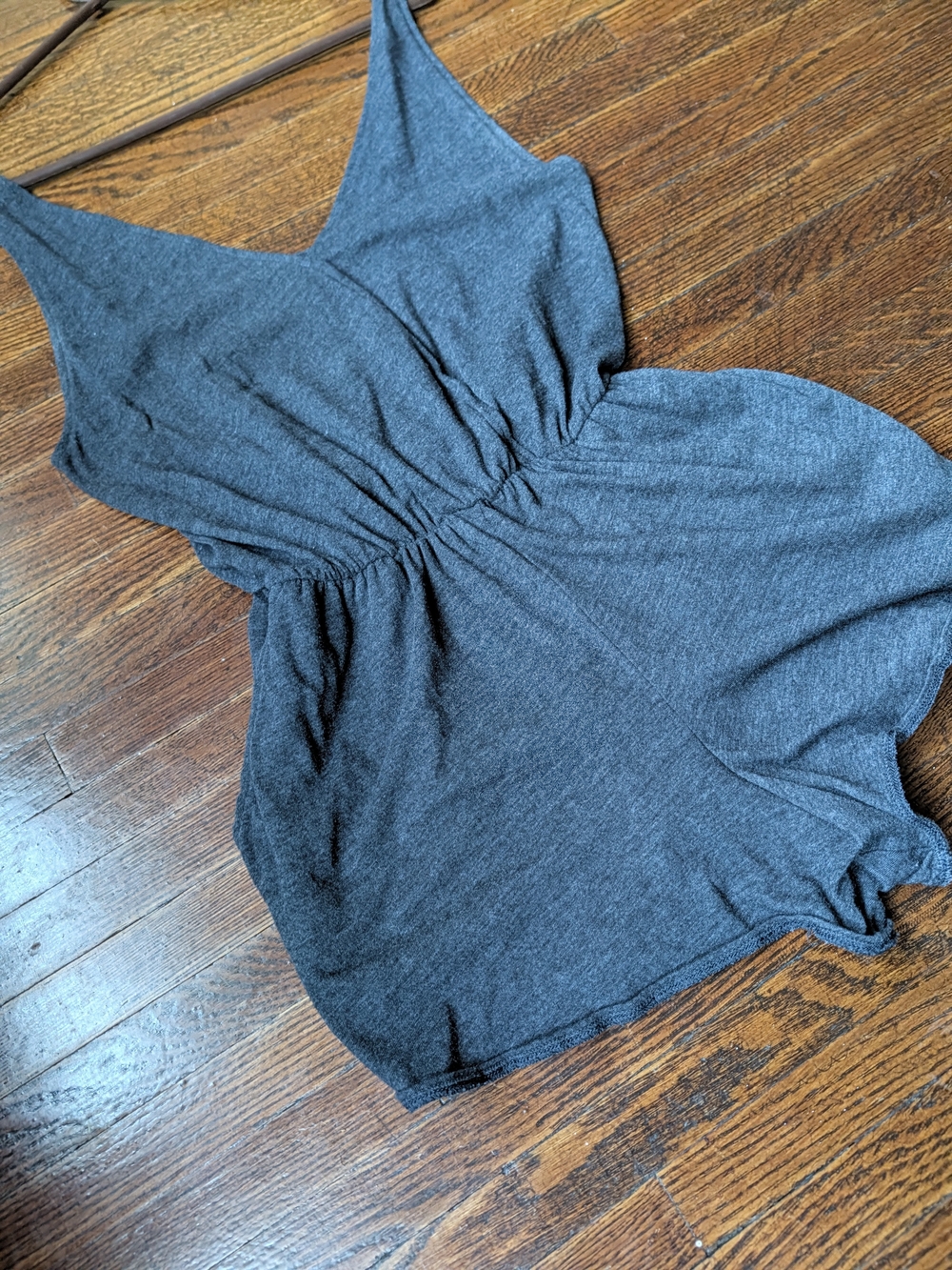 Pink Victoria’s Secret Crossover Romper Cover Up Casual Charcoal Gray Small - Picture 17 of 17